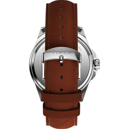 Timex Essex Day & Date TW2W92800 Męski zegarek srebrny na pasku