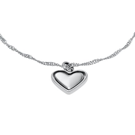 Fossil Legacy Heart bransoletka damska srebrna JF04837040