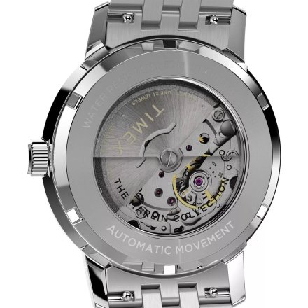 Timex Marlin TW2W93200 zegarek męski automatyczny srebrny z bransoletą