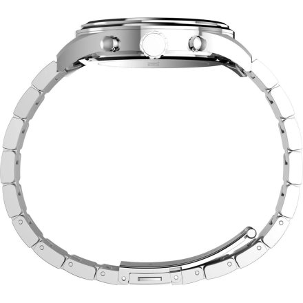 Timex Dress Chronograph TW2Y01400 srebrny zegarek męski z bransoletą