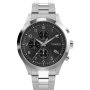 Timex Dress Chronograph TW2Y01400 srebrny zegarek męski z bransoletą
