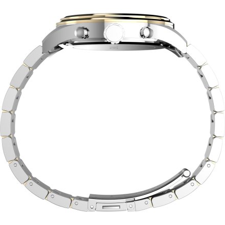 Timex Dress Chronograph TW2Y01500 złoto-srebrny zegarek męski z bransoletą