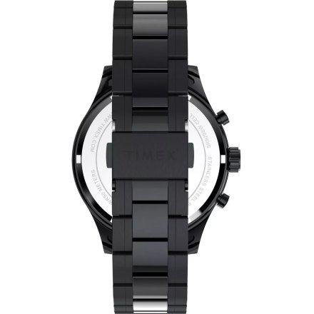 Timex Dress Chronograph TW2Y01600 czarny zegarek męski z chronografem