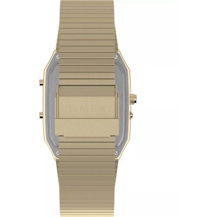 Timex Q Ana-Digi Reissue TW2Y06000 zegarek męski złoty z wyświetlaczem