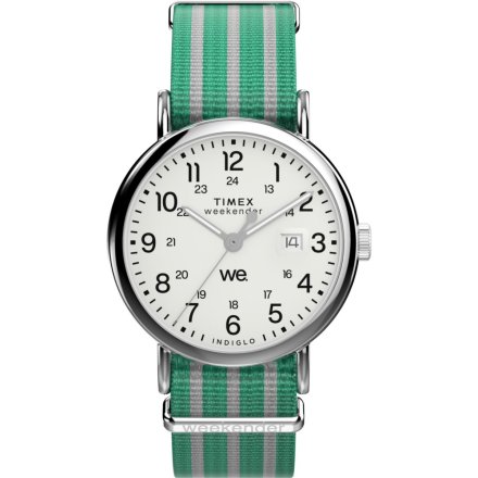 Timex Weekender TW2Y08800 męski zegarek z podświetlenie i czytelną tarczą
