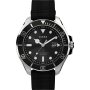 Timex Harborside Coast TW2Y09200 Zegarek męski srebrny na czarnym pasku