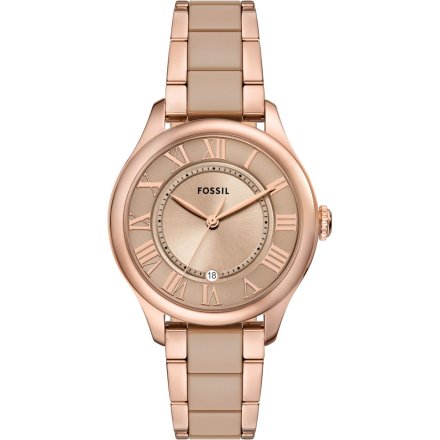 Fossil Gilmore zegarek damski różowozłoty na bransoletce CE1133