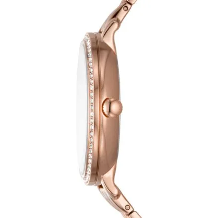 Fossil Jacqueline Zegarek Damski Fossil różowozłoty na bransoletce ES5165 