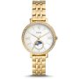 Fossil Jacqueline Zegarek Damski Fossil złoty na bransoletce ES5167