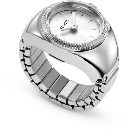 Fossil WATCH RING Zegarek Pierścionek Damski Fossil srebrny ES5245