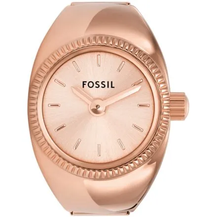 Fossil WATCH RING Zegarek Pierścionek Damski Fossil różowozłoty ES5247