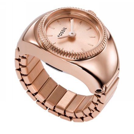 Fossil WATCH RING Zegarek Pierścionek Damski Fossil różowozłoty ES5247