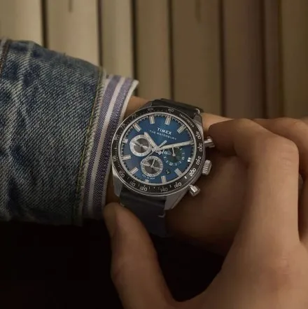 Timex Waterbury Chronograph TW2Y18600 Zegarek męski na pasku z chronografem