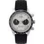Timex Waterbury Heritage Chronograph TW2Y19300 Zegarek męski srebrny na czarnym pasku