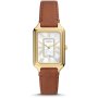 Fossil Raquel Zegarek Damski na brązowym pasku z datownikiem ES5307
