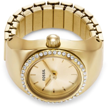 Fossil WATCH RING Zegarek Pierścionek Damski złoty ES5319