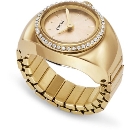 Fossil WATCH RING Zegarek Pierścionek Damski złoty ES5319