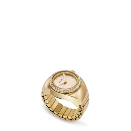 Fossil WATCH RING Zegarek Pierścionek Damski złoty ES5319