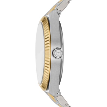 Fossil Scarlette zegarek damski srebrno-złoty z bransoletką ES5334