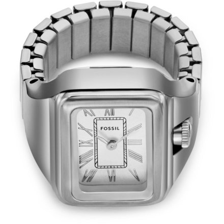 Fossil Raquel Watch Ring Zegarek Pierścionek Damski srebrny ES5344