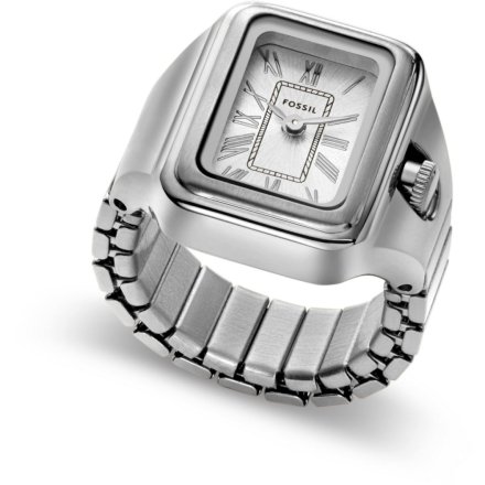 Fossil Raquel Watch Ring Zegarek Pierścionek Damski srebrny ES5344