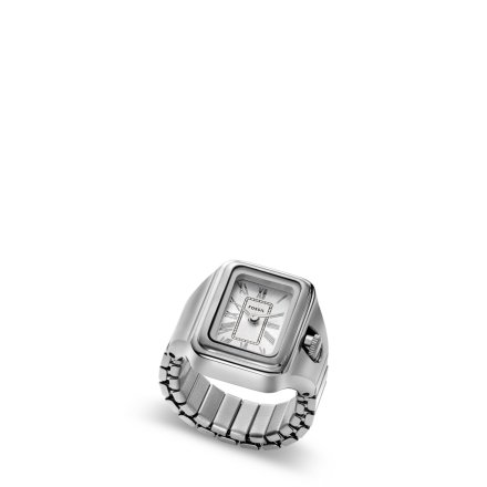 Fossil Raquel Watch Ring Zegarek Pierścionek Damski srebrny ES5344