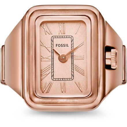 Fossil Raquel Watch Ring Zegarek Pierścionek Damski różowozłoty ES5345