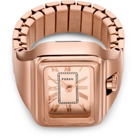 Fossil Raquel Watch Ring Zegarek Pierścionek Damski różowozłoty ES5345