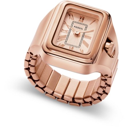 Fossil Raquel Watch Ring Zegarek Pierścionek Damski różowozłoty ES5345