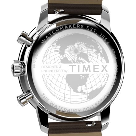 Timex Waterbury Metropolitan TW2Y23500 Zegarek męski klasyczny na pasku chronograf