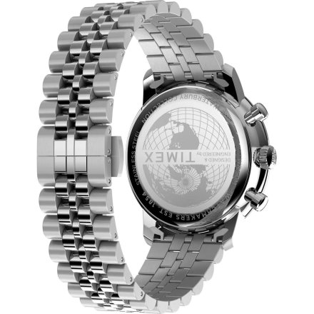 Timex Waterbury Metropolitan TW2Y23600 Zegarek męski klasyczny z zieloną tarczą chronograf