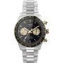Timex Waterbury Heritage TW2Y24000 Zegarek męski klasyczny z czarną tarczą chronograf