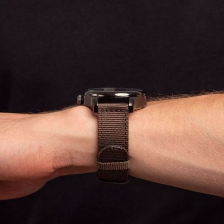 Timex Expedition TW4B30900 Zegarek męski szary na pasku parcianym multidatownik