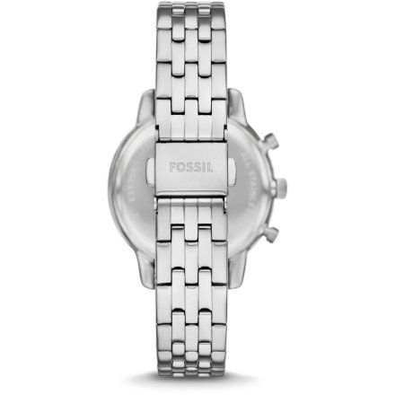 Fossil Neutra Chronograph zegarek damski srebrny z bransoletką ES5357