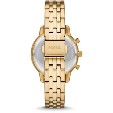 Fossil Neutra Chronograph zegarek damski złoty z bransoletką ES5358