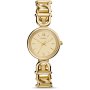 Fossil Carlie zegarek damski złoty z bransoletką łańcuch ES5375