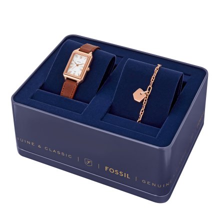 Fossil Raquel Zestaw Zegarek Damski + Bransoletka ES5377SET