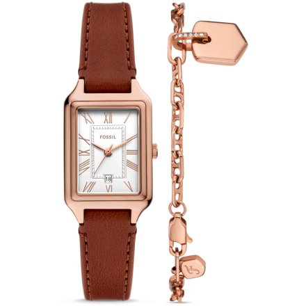 Fossil Raquel Zestaw Zegarek Damski + Bransoletka ES5377SET