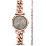 Fossil Carlie Zestaw Zegarek Damski + Bransoletka ES5378SET