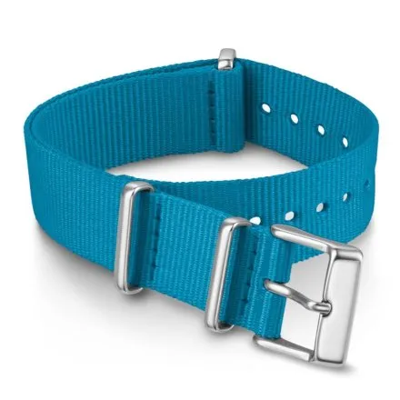 Timex Double-Layered Nylon Slip-Thru TW7C07400 Pasek Timex materiałowy 18 mm niebieski