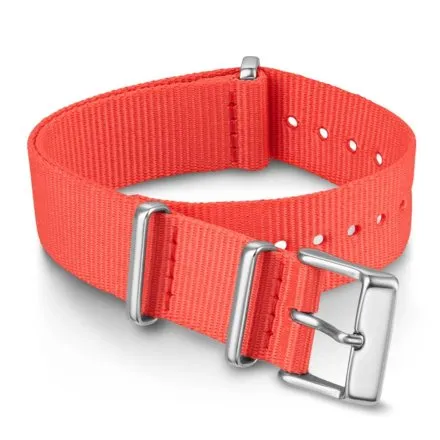 Timex Double-Layered Nylon Slip-Thru TW7C07500 Pasek Timex materiałowy 18 mm czerwony