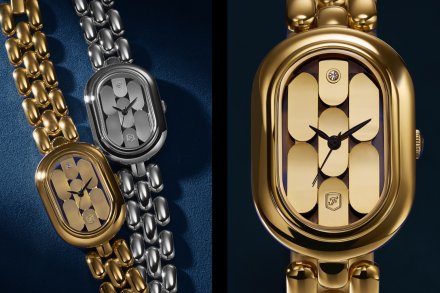 Fossil Sloan zegarek damski złoty z bransoletką ES5380