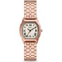 Fossil Harlow zegarek damski różowozłoty retro na bransoletce ES5386
