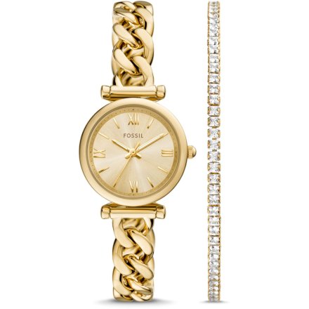Fossil Carlie Zestaw Zegarek Damski + Bransoletka ES5387SET