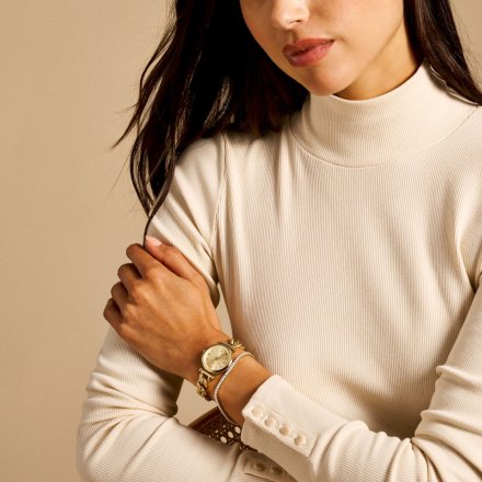 Fossil Carlie Zestaw Zegarek Damski + Bransoletka ES5387SET