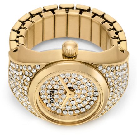 Fossil WATCH RING Zegarek Pierścionek Damski złoty ES5392