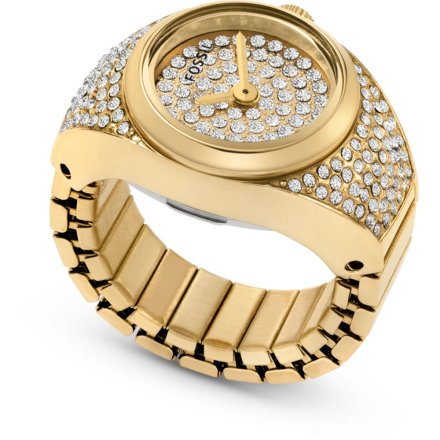 Fossil WATCH RING Zegarek Pierścionek Damski złoty ES5392