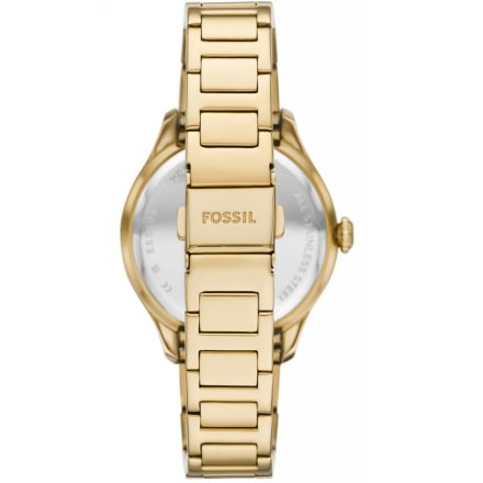 Fossil Gilmore zegarek damski złoty z bransoletką i datownikiem ES5395
