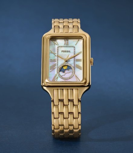 Fossil Raquel zegarek damski złoty na bransolecie ES5398