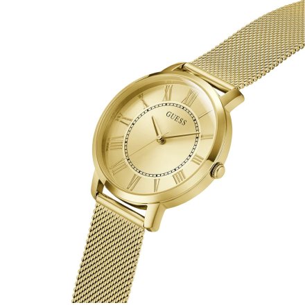 Guess Classic zegarek złoty z bransoletką GW0832G1